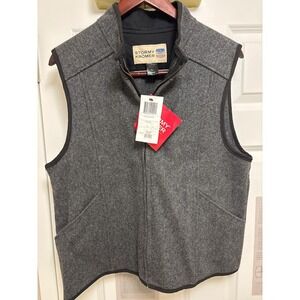 Stormy Kromer Ladies Wool Vest XL Charcoal Gray USA Made NWT $109 MSRP